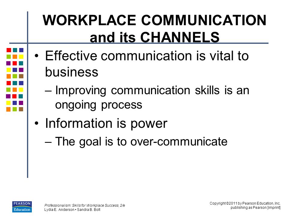 Communication vital for team success